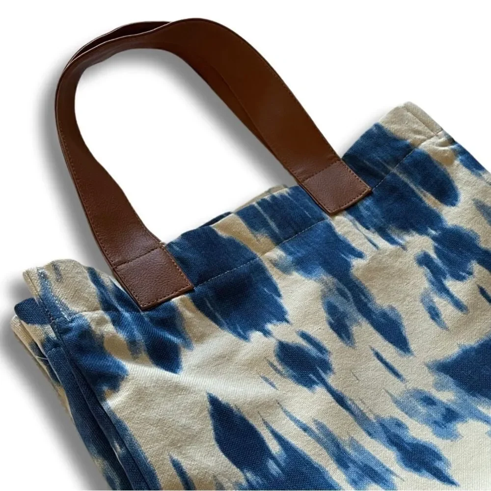 Lu + Elle Tie-Dye Laguna Tote Bag • Indigo